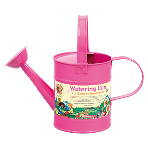 childrens watering can set pink, can