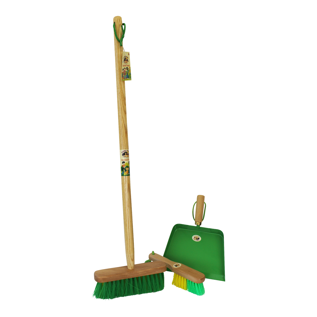 Childrens broom, dustpan and and brush set